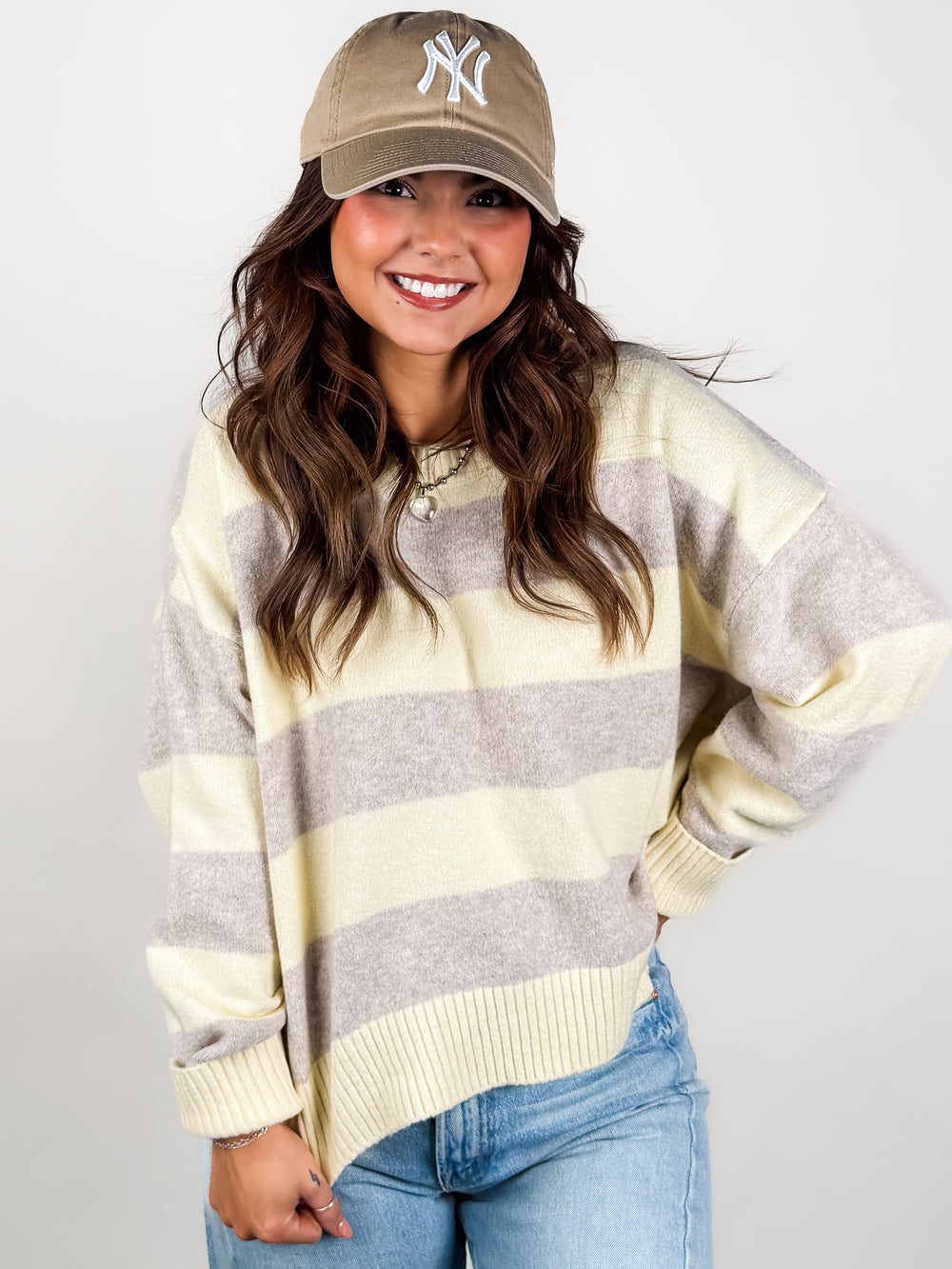 Cirrus Stripe Sweater