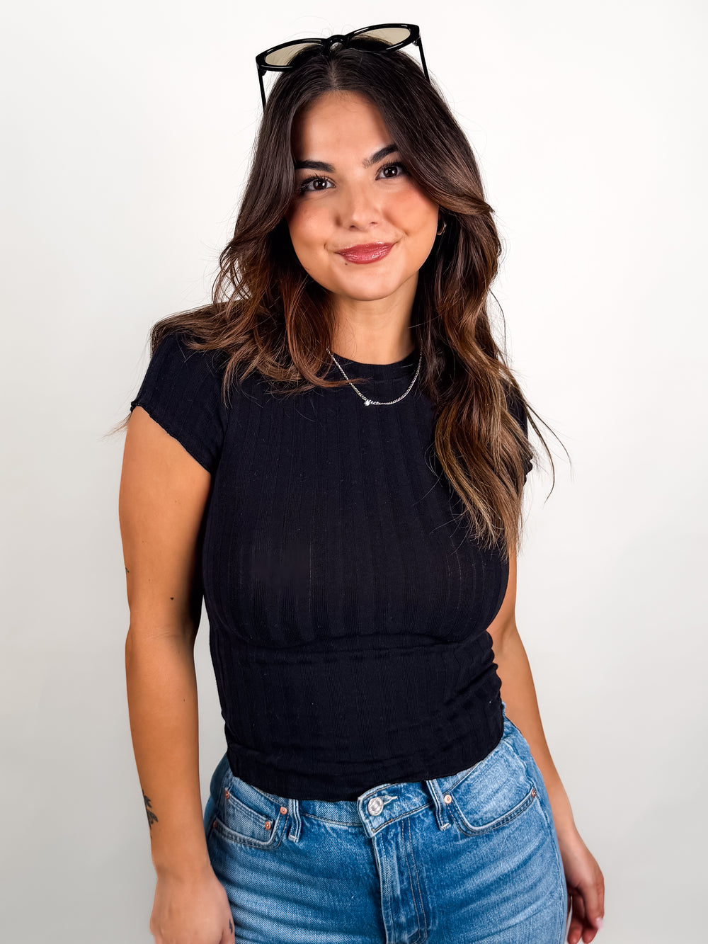 Suri Poorboy Rib Tee