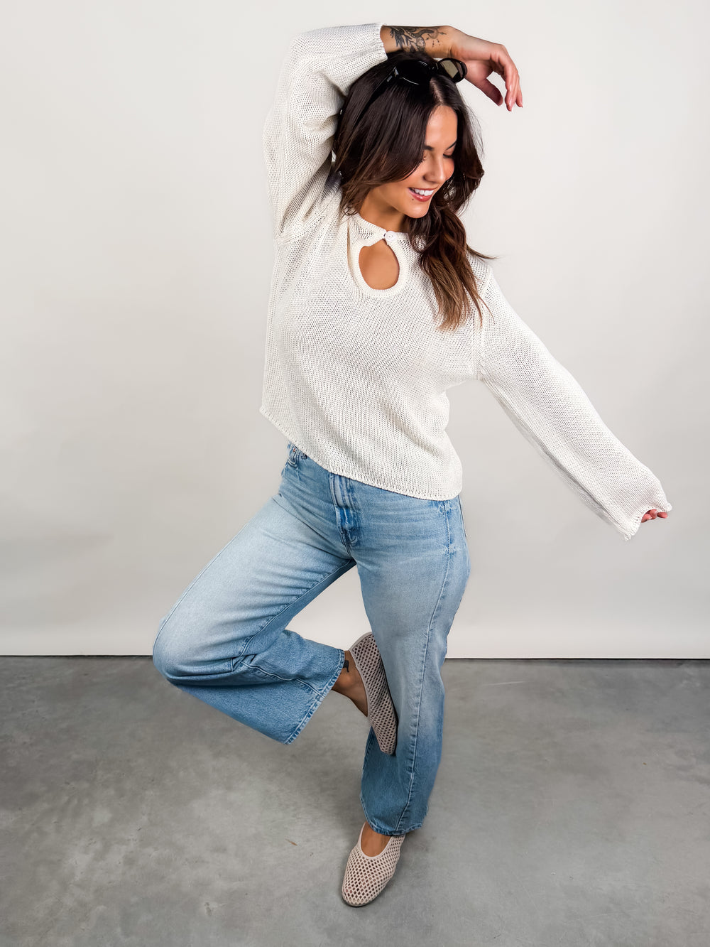 Playing Different Tunes Sweater