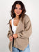 Beige knit cardigan