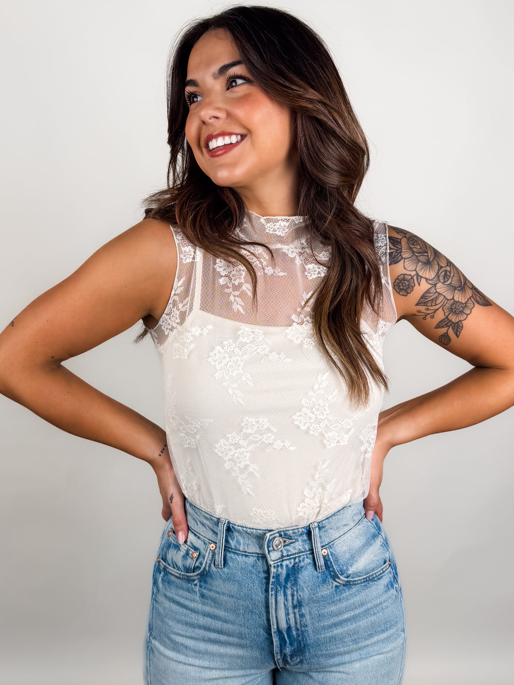 Make The Change Lace Top