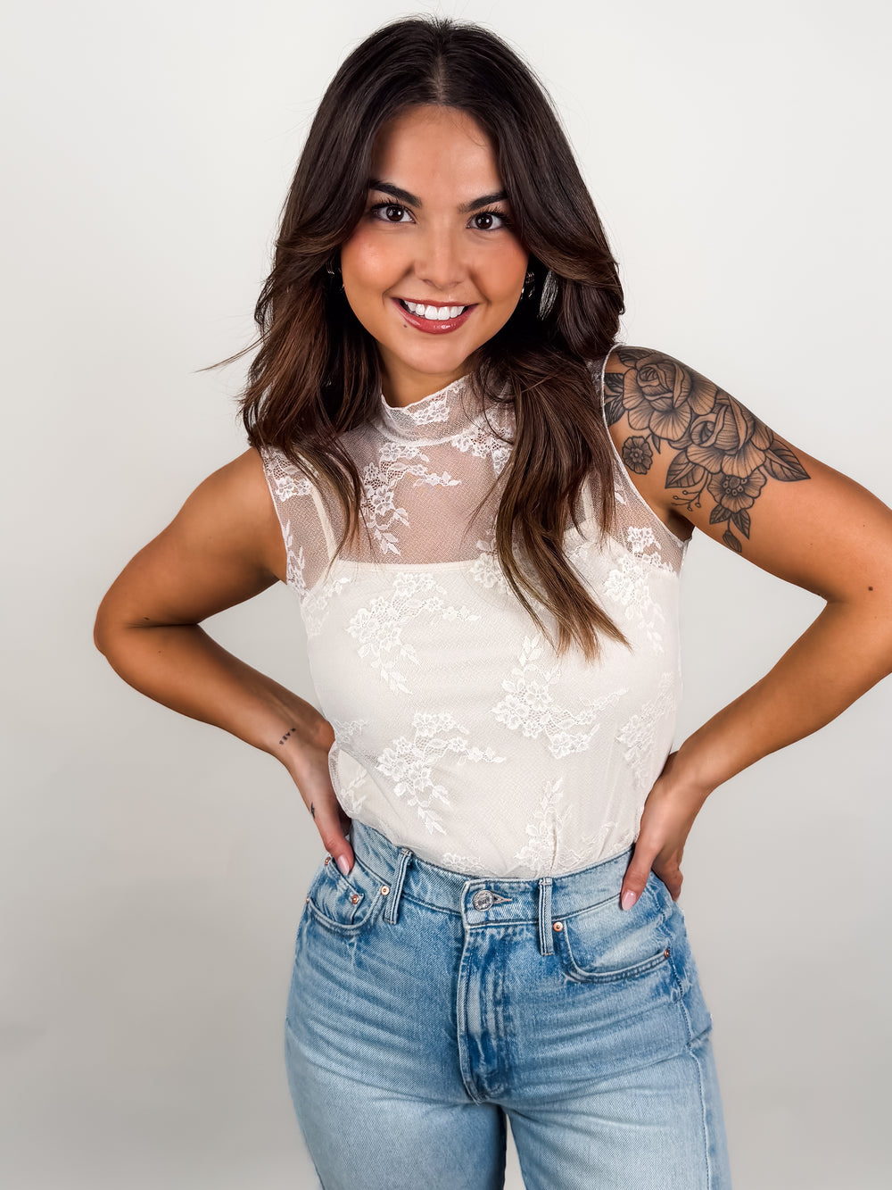 Make The Change Lace Top