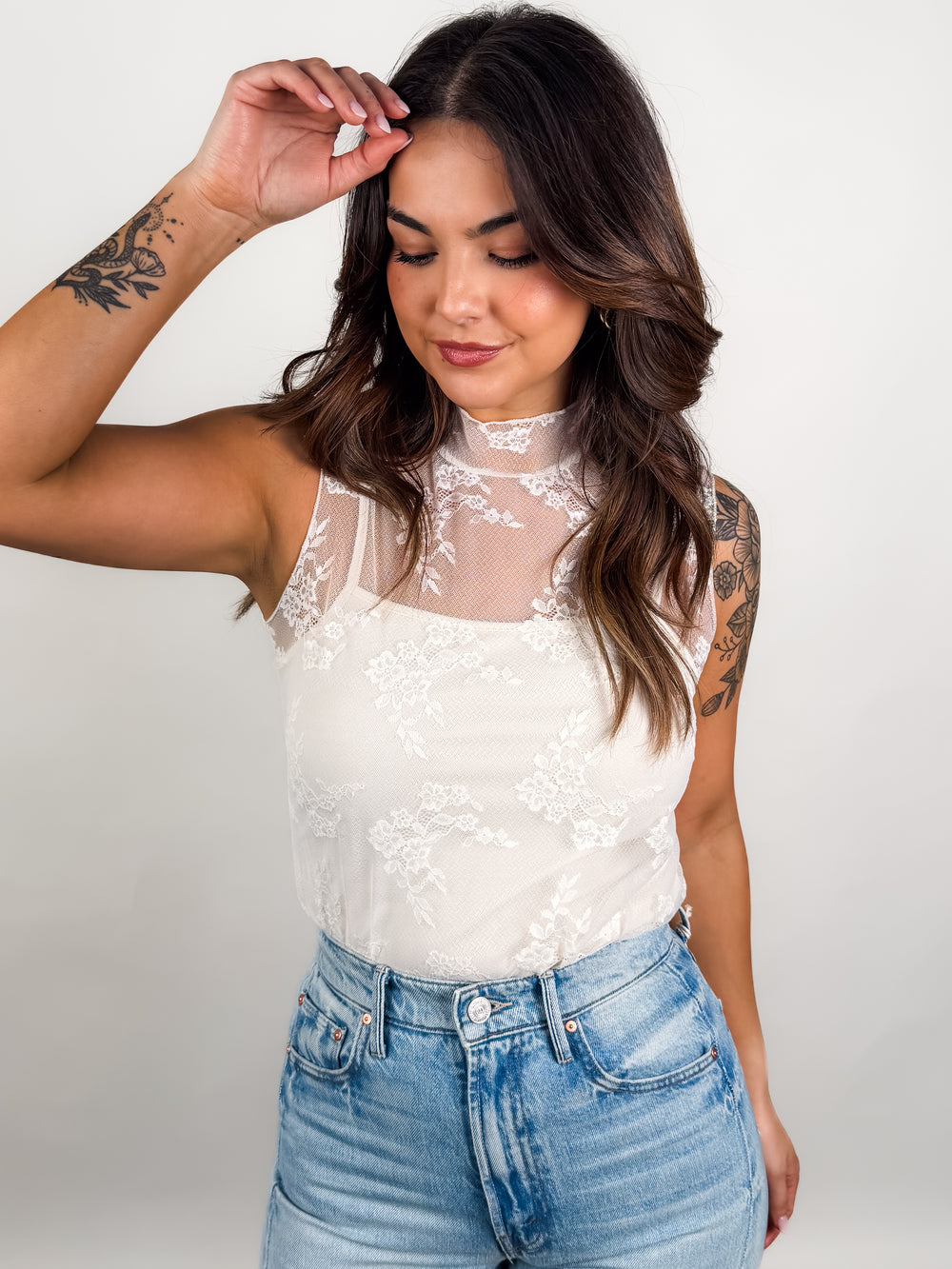 Make The Change Lace Top