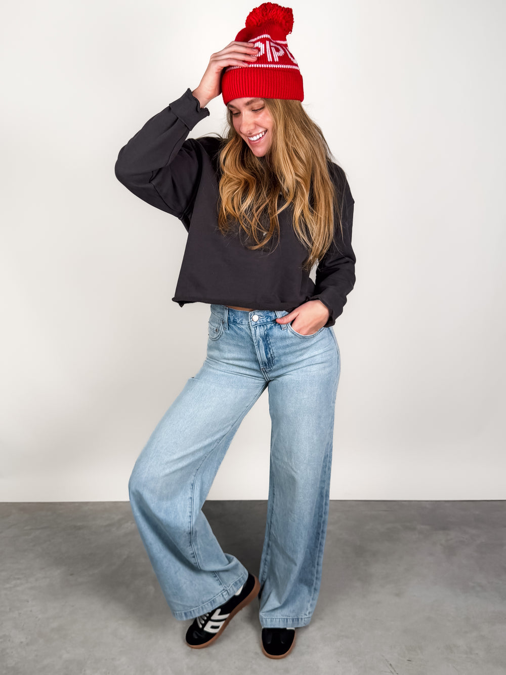 Vinny Fleece 3/4 Sweatshirt