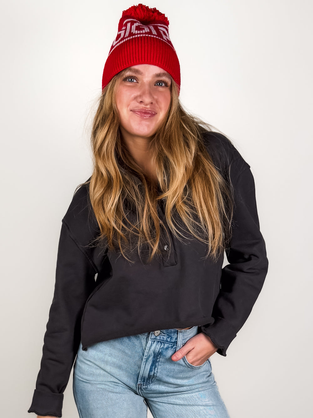 Vinny Fleece 3/4 Sweatshirt