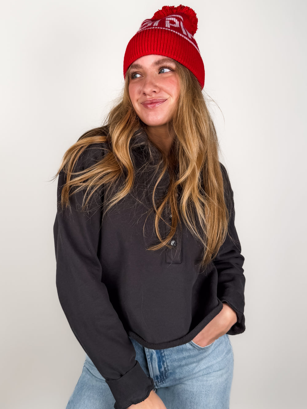 Vinny Fleece 3/4 Sweatshirt