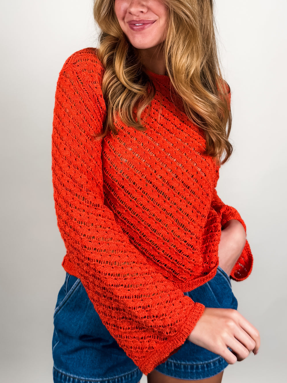 Adores You Crochet Sweater