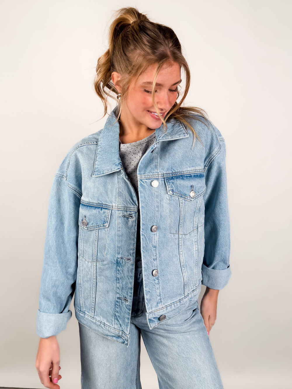 Light Wash Denim Jacket
