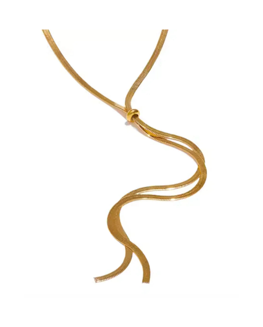 Herringbone Bolo Necklace