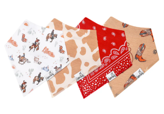 Bandana Bibs (4-Pack)