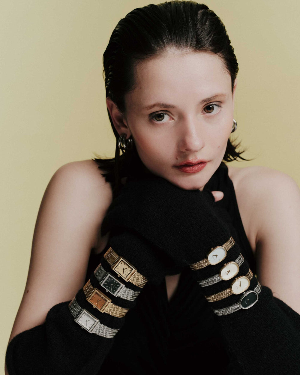 Virgil Mini Tethered Metal Bracelet Watch