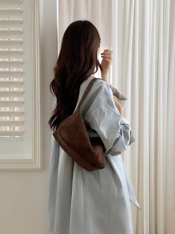 089 Suede Shoulder/Crossbody Bag