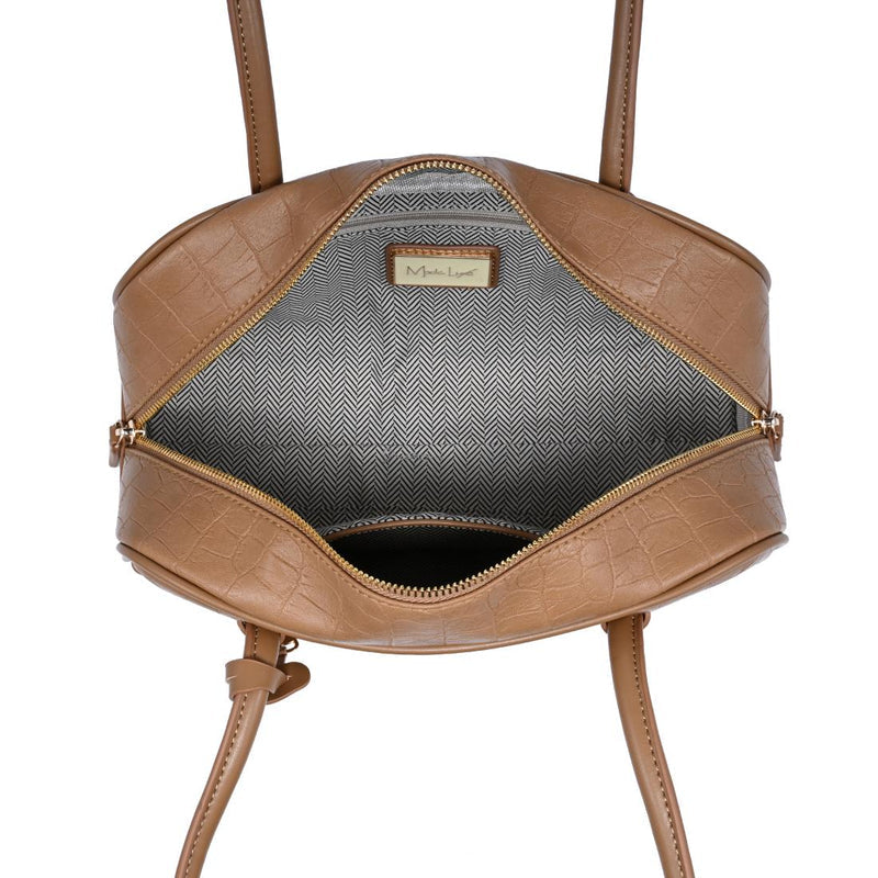 Paloma Croc Shoulder Bag