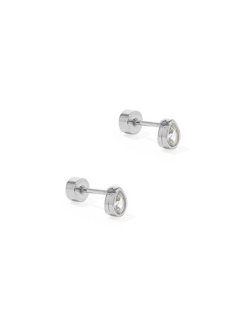 Paloma Pear Screwback Studs
