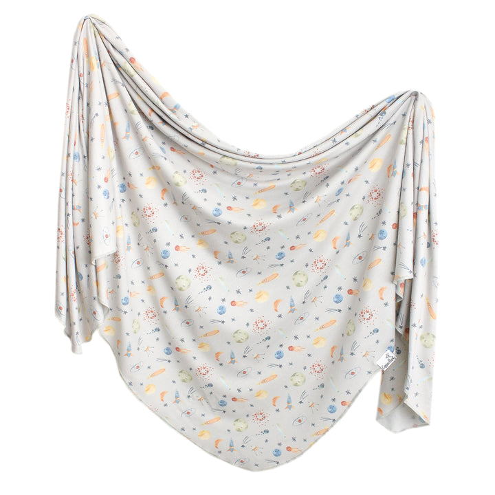 Printed Knit Swaddle Blanket