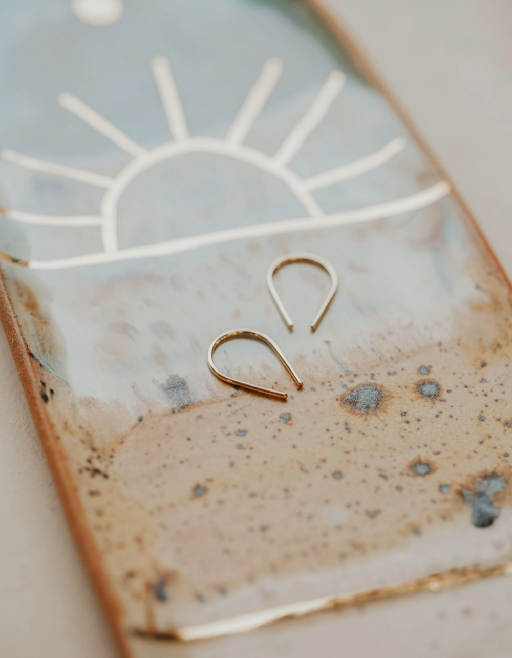 Tiny Horseshoe Earrings