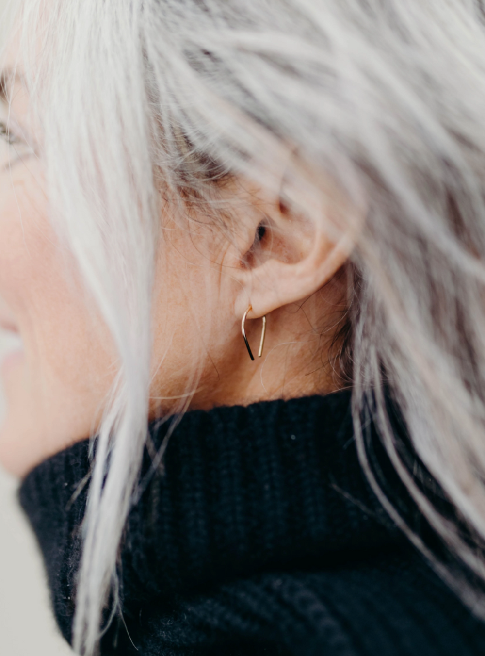 Tiny Horseshoe Earrings