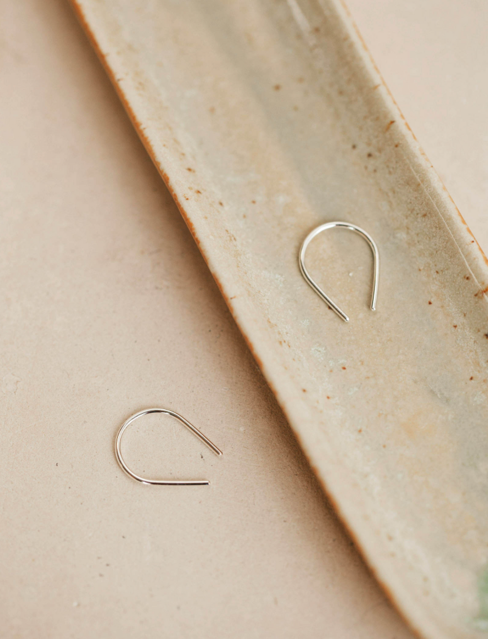 Tiny Horseshoe Earrings